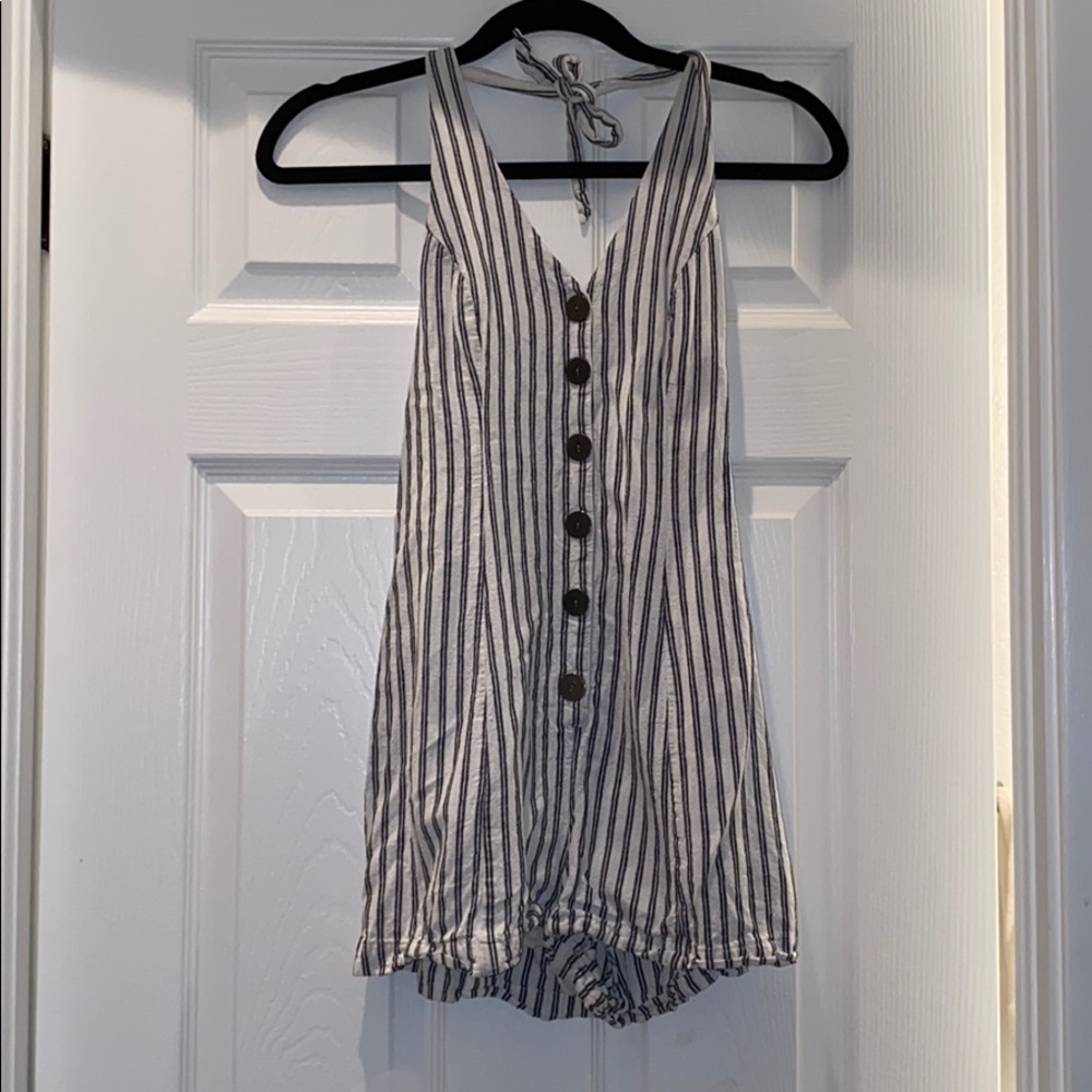 Playful, stripped romper